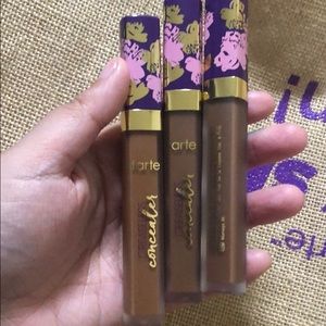 3 new tarte concealer in rich sand and mahogany